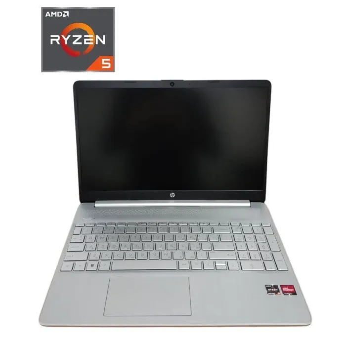 Ультрабук HP 15s-eq2518nd / 15.6" (1920x1080) IPS / AMD Ryzen 5 5500U (6 (12) ядра по 2.1 - 4.0 GHz) / 16 GB DDR4 / 512 GB SSD / AMD Radeon RX Vega 7 Graphics / WebCam / Win 11 Home б/в - зображення 1