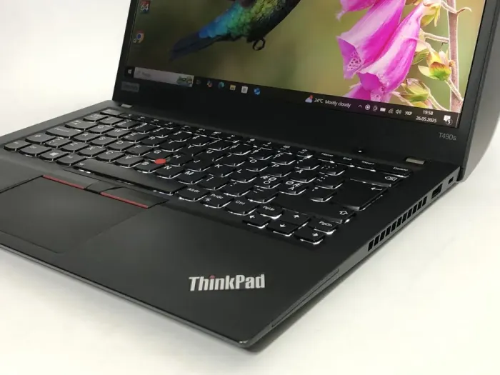 Ультрабук Б-клас Lenovo ThinkPad T490s / 14" (1920x1080) IPS / Intel Core i5-8365U (4 (8) ядра по 1.6 - 4.1 GHz) / 16 GB DDR4 / 256 GB SSD / Intel UHD Graphics / WebCam / Win 10 Pro б/в - зображення 9