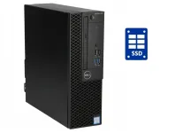 ПК Dell OptiPlex 3050 SFF / Intel Core i3-6100 (2 (4) ядра по 3.7 GHz) / 8 GB DDR4 / 128 GB SSD / Intel HD Graphics 530 / Win 10 б/в