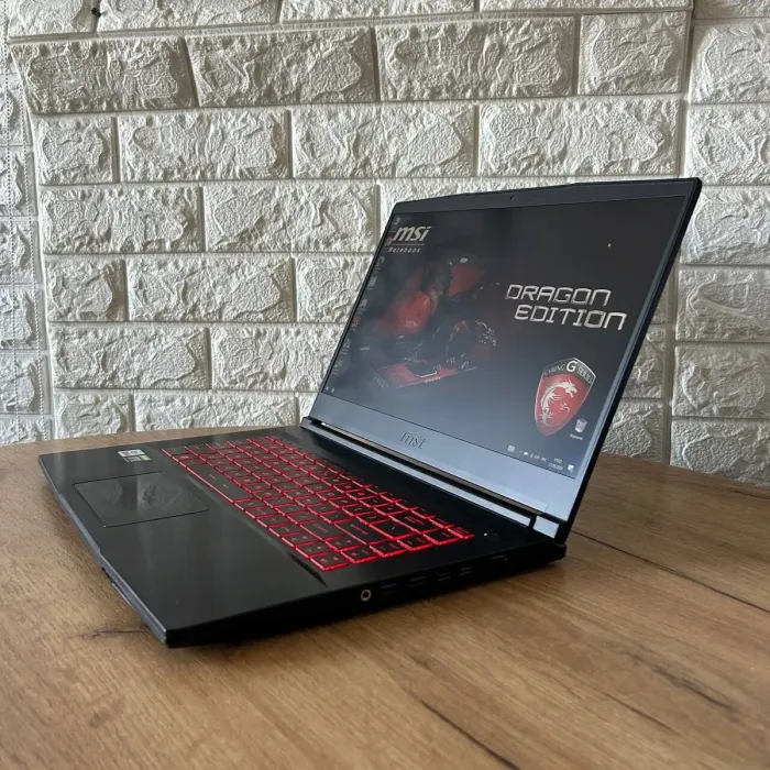 Ігровий ноутбук Б-клас MSI GF65 Thin 10UE / 15.6" (1920x1080) IPS / Intel Core i5-10500H (6 (12) ядер по 2.5 - 4.5 GHz) / 16 GB DDR4 / 512 GB SSD / nVidia GeForce RTX 3060, 6 GB GDDR6, 192-bit / WebCam б/в - зображення 5