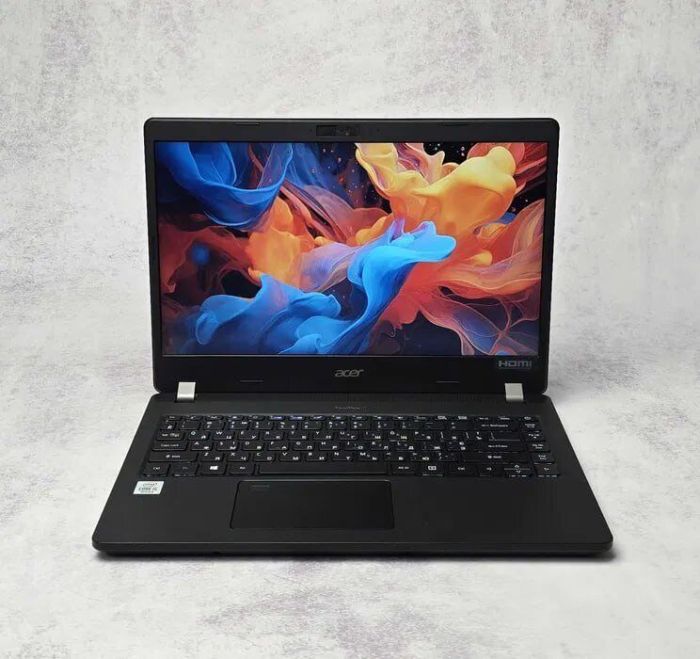 Ультрабук Acer TravelMate P214 / 14" (1920x1080) TN / Intel Core i5-10210U (4 (8) ядер по 1.6 - 4.2 GHz) / 16 GB DDR4 / 256 GB SSD / Intel UHD Graphics / WebCam / Win 11 Home б/в - зображення 2