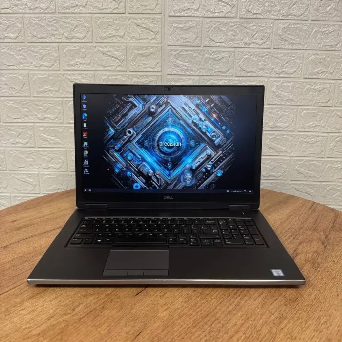 Мобільна робоча станція Dell Precision 7740 / 17.3" (1920x1080) IPS / Intel Xeon E-2276M (6 (12) ядер по 2.8 - 4.7 GHz) / 32 GB DDR4 / 512 GB SSD / nVidia Quadro RTX 4000, 8 GB GDDR6, 256-bit / WebCam б/в - зображення 2