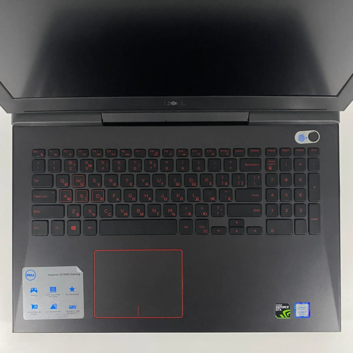 Ігровий ноутбук Dell Inspiron 7577 / 15.6" (3840x2160) IPS / Intel Core i7-7700HQ (4 (8) ядра по 2,8 - 3,8 ГГц) / 16 ГБ DDR4 / 128 ГБ SSD + 1000 ГБ HDD / nVidia GeForce GTX 1060 Max-Q, 6 ГБ GDDR5, 192-біт / WebCam / TouchID б/в - изображение 3