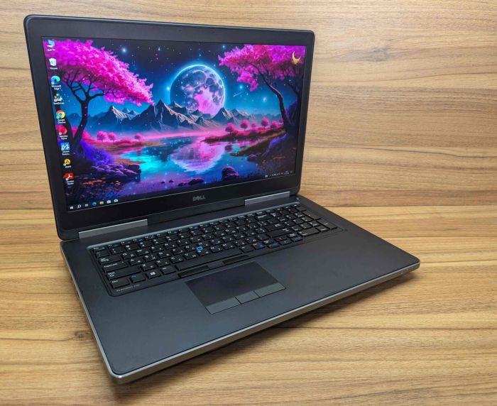 Мобільна робоча станція Dell Precision 7720 / 17.3" (1920x1080) IPS / Intel Core i7-7820HQ (4 (8) ядра по 2.9 - 3.9 GHz) / 32 GB DDR4 / 1000 GB SSD / nVidia Quadro P4000, 8 GB GDDR5, 256-bit / HDMI / Windows 10 б/в - зображення 4