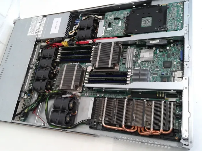 Сервер Supermicro 1U / 2x Intel Xeon X5670 (6 (12) ядер по 2.93 - 3.33 GHz) / 48 GB DDR3 / Без HDD / 2x nVidia Tesla M2090, 6 GB GDDR5, 384-bit / 1400W Gold б/в - зображення 22