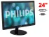Монітор Philips 246V5LSB/00 / 24" (1920x1080) TN / 1x DVI, 1x VGA б/в