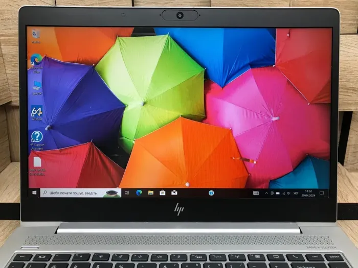 Ноутбук Б-клас HP EliteBook 840 G6 / 14" (1920x1080) IPS / Intel Core i5-8365U (4 (8) ядра по 1.6 - 4.1 GHz) / 8 GB DDR4 / 240 GB SSD M.2 / Intel UHD Graphics 620 / WebCam / Fingerprint б/в - зображення 3