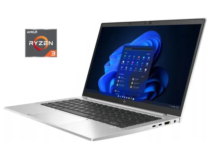 Ультрабук HP EliteBook 835 G8 / 13.3" (1920x1080) IPS / AMD Ryzen 3 Pro 5450U (4 (8) ядра по 2.6 - 4.0 GHz) / 16 GB DDR4 / 512 GB SSD / AMD Radeon RX Vega 5 Graphics / WebCam / Win 10 Pro б/в - зображення 1