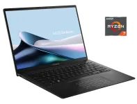 Ультрабук Asus Zenbook 14 OLED UM3406HA-WS74T / 14" (1920x1200) OLED Touch / AMD Ryzen 7 8840HS (8 (16) ядер по 3.3 -5.1 GHz) / 16 GB DDR5 / 512 GB SSD / AMD Radeon 780M / WebCam / Win 11 Home б/в