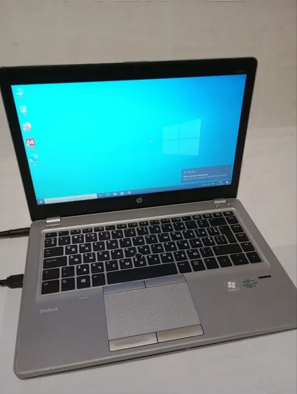 Ультрабук Б-класу HP EliteBook Folio 9470m / 14" (1366x768) TN / Intel Core i5-3437U (2 (4) ядра по 1.9 - 2.9 GHz) / 8 GB DDR3 / 500 GB HDD / Intel HD Graphics 4000 / WebCam / Win 10 / АКБ не тримає б/в - зображення 2