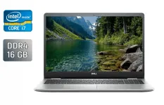 Ноутбук Б-клас Dell Inspiron 5593 / 15.6" (1920x1080) IPS / Intel Core i7-1065G7 (4 (8) ядра по 1.3 - 3.9 GHz) / 16 GB DDR4 / 480 GB SSD / Intel Iris Plus Graphics / WebCam / Windows 10 б/в