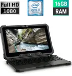 Захищений планшет Dell Latitude 7212 Rugged Extreme / 11,6'' (1920x1080) IPS / Intel Core i7-7600U (2 (4) ядра по 2,8 - 3,9 ГГц) / 16 ГБ DDR3 / 256 ГБ SSD / Intel HD Graphics 620 / WebCam / Дві АКБ б/в