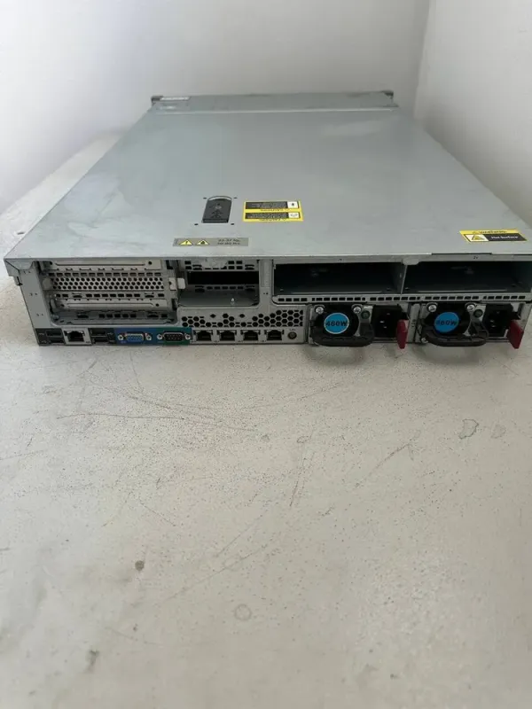 Сервер HP ProLiant DL380e G8 2U Rack / 2x Intel Xeon E5-2470 (8 (16) ядер по 2.3 - 3.1 GHz) / 64 GB DDR3 / 2x 450 GB HDD (SAS) / Raid P420 / 2x 450W б/в - зображення 3