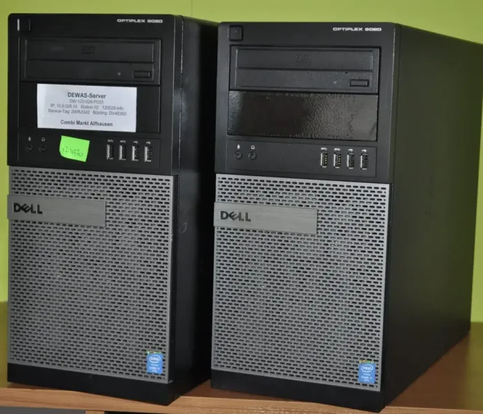 Комп'ютер Dell OptiPlex 9020 Tower / Intel Core i7-4770 (4 (8) ядра по 3.4 - 3.8 GHz) / 16 GB DDR3 / 240 GB SSD / Intel HD Graphics 4600 / DVD-ROM / DVI б/в - зображення 2