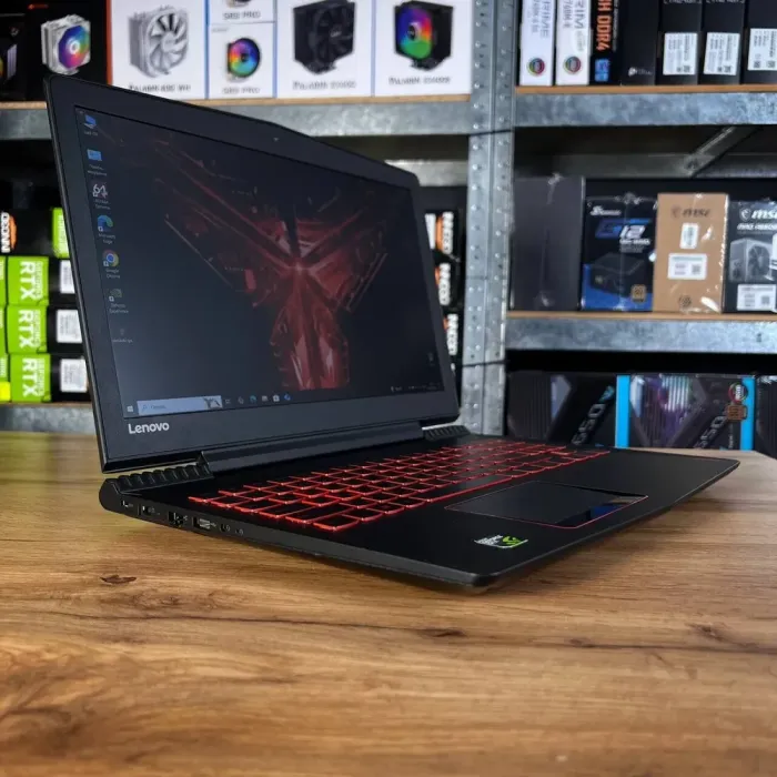 Ігровий ноутбук Lenovo Legion Y520-15IKBN / 15.6" (1920x1080) IPS / Intel Core i5-7300HQ (4 ядра по 2.5 - 3.5 GHz) / 16 GB DDR4 / 1000 GB SSD M.2 / nVidia GeForce GTX 1050 Ti, 4 GB GDDR5, 128-bit / WebCam б/в - зображення 10