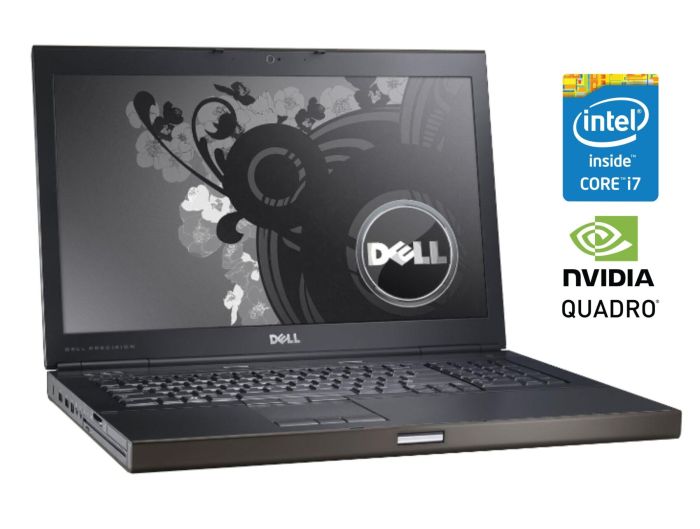 Мобільна робоча станція Б-клас Dell Precision M6600 / 17.3" (1920x1080) IPS / Intel Core i7-2640M (2 (4) ядра по 2.8 - 3.5 GHz) / 16 GB DDR3 / 500 GB SSD + 500 GB HDD / nVidia Quadro K3000M, 2 GB GDDR5, 256-bit / WebCam / DVD-RW б/в - зображення 1