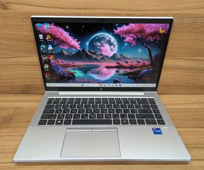 Ультрабук HP EliteBook 840 G8 / 14" (1920x1080) IPS / Intel Core i7-1185G7 (4 (8) ядра по 3.0 - 4.8 GHz) / 16 GB DDR4 / 512 GB SSD / Intel Iris Xe Graphics / TouchID / WebCam / Windows 11 б/в - изображение 2