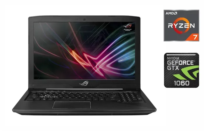 Ігровий ноутбук Asus ROG Strix GL503V / 15.6" (1920x1080) IPS / Intel Core i7-7700HQ (4 (8) ядра по 2.8 - 3.8 GHz) / 16 GB DDR4 / 512 GB SSD / nVidia GeForce GTX 1060, 3 GB GDDR5, 192-bit / WebCam / HDMI б/в - зображення 1