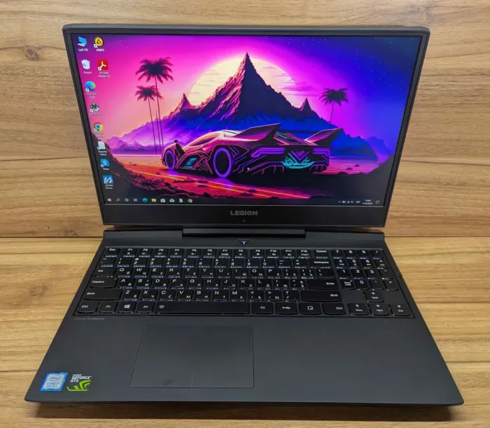 Ігровий ноутбук Lenovo Legion Y7000P-1060 / 15.6" (1920x1080) IPS / Intel Core i7-8750H (6 (12) ядер по 2.2 - 4.1 GHz) / 16 GB DDR4 / 256 GB SSD + 1000 GB HDD / nVidia GeForce GTX 1060, 6 GB GDDR5, 192-bit / HDMI / Windows 10 б/в - зображення 2
