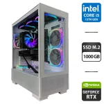 Збірка під замовлення: ігровий ПК Montech Sky Tower / AMD Ryzen 7 7700 (10 (16) ядер по 1.8 - 4.6 GHz) / 32 GB DDR5 / 1000 GB SSD M.2 / nVidia GeForce RTX 4060, 8 GB GDDR6, 128-bit / HDMI / 650W б/в