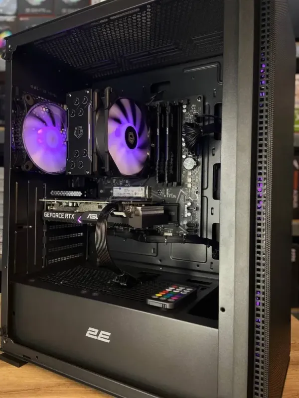 Збірка під замовлення: ігровий ПК 2E Gaming Virtus Neo G3301N Tower / AMD Ryzen 5 3600 (6 (12) ядер по 3.6 - 4.2 GHz) / 16 GB DDR4 / 1000 GB SSD M.2 / nVidia GeForce RTX 3060, 12 GB GB GDDR6, 192-bit / HDMI / 650W - зображення 5
