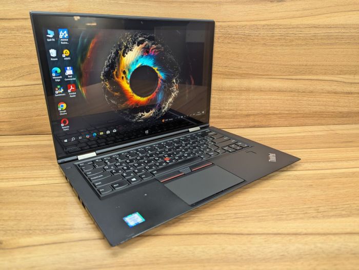 Ноутбук-трансформер Lenovo ThinkPad X1 Yoga 1st / 14" (1920x1080) IPS Touch / Intel Core i7-6600U (2 (4) ядра по 2.6 - 3.4 GHz) / 16 GB DDR3 / 512 GB SSD / Intel HD Graphics 520 / WebCam / Fingerprint / Windows 10 б/в - зображення 4