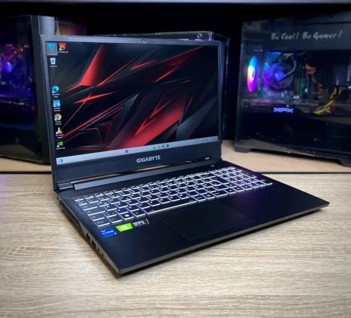 Ігровий ноутбук Gigabyte G5 KD / 15.6" (1920x1080) IPS / Intel Core i5-11400H (6 (12) ядер по 2.7 - 4.5 GHz) / 16 GB DDR4 / 512 GB SSD / nVidia GeForce RTX 3060, 6 GB GDDR6, 128-bit / WebCam б/в - зображення 3