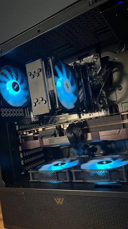 Збірка під замовлення: ігровий ПК 1stPlayer Mi7 ARGB Tower / AMD Ryzen 5 5600 (6 (12) ядер по 3.5 - 4.4 GHz) / 32 GB DDR4 / 1000 GB SSD M.2 / nVidia GeForce RTX 3070 Ti, 8 GB GDDR6X, 256-bit / 750W б/в - зображення 9