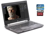 Мобільна робоча станція Б-клас HP Elitebook 8560w / 15.6" (1600x900) TN / Intel Core i5-2540M (2 (4) ядра по 2.6 - 3.3 GHz) / 8 GB DDR3 / 480 GB SSD / AMD FirePro M5950, 1 GB GDDR5, 128-bit / WebCam / Win 10 Pro б/в