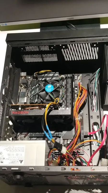 Ігровий ПК Zalman Z5 Tower / Intel Core i5-9400 (6 ядер по 2.9 - 4.1 GHz) / 16 GB DDR4 / 120 GB SSD NEW + 500 GB HDD / AMD Radeon 6500XT, 4 GB GDDR5, 128-bit / HDMI б/в - зображення 3