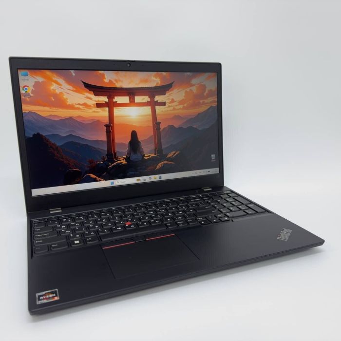 Ультрабук Lenovo ThinkPad L15 Gen 2 / 15.6" (1920x1080) IPS / AMD Ryzen 5 Pro 5650U (6 (12) ядер по 2.3 - 4.2 GHz) / 16 GB DDR4 / 256 GB SSD M.2 / AMD Radeon RX Vega Graphics / WebCam б/в - зображення 2