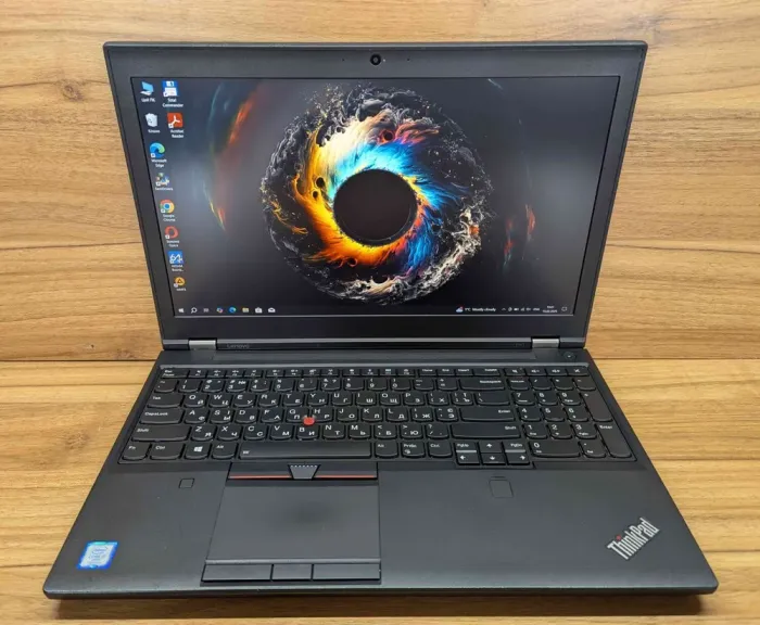 Мобільна робоча станція Б-клас Lenovo ThinkPad P51 / 15.6" (1920x1080) IPS / Intel Core i7-7820HQ (4 (8) ядра по 2.9 - 3.9 GHz) / 32 GB DDR4 / 512 GB SSD / nVidia Quadro M2200, 4 GB GDDR5, 128-bit / Fingerprint / Windows 10 б/в - зображення 2