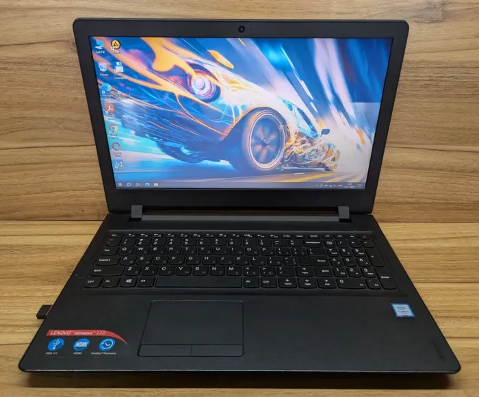 Ноутбук Б-клас Lenovo IdeaPad 110-151SK / 15.6" (1366x768) TN / Intel Core i3-6100U (2 (4) ядра по 2.3 GHz) / 8 GB DDR4 / 240 GB SSD / Intel HD Graphics 520 / WebCam / Windows 10 б/в - зображення 2