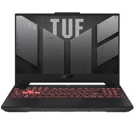 Ігровий ноутбук Asus TUF Gaming A15 FA507RW-HN063W / 15,6" (1920x1080) IPS / AMD Ryzen 7 6800H (8 (16) ядер по 3,2 - 4,7 ГГц) / 16 ГБ DDR5 / 960 ГБ SSD / nVidia GeForce RTX 3070 Ti, 8 ГБ GDDR6, 256-біт / Веб-камера б/в - зображення 2