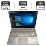 Ноутбук Б-клас Samsung NP740U3E / 13.3" (1920x1080) TN Touch / Intel Core i5-3337U (2 (4) ядра по 1.8 - 2.7 GHz) / 8 GB DDR3 / 128 GB SSD / Intel HD Graphics 4000 / WebCam / HDMI б/в