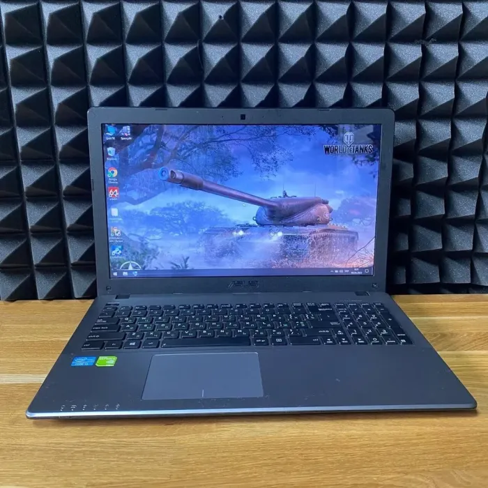 Ноутбук Б-клас Asus F550C / 15.6" (1366x768) TN / Intel Core i5-3337U (2 (4) ядра по 1.8 - 2.7 GHz) / 8 GB DDR3 / 128 GB SSD / nVidia GeForce GT 720M, 2 GB GDDR3, 64-bit / WebCam / DVD-ROM б/в - зображення 2