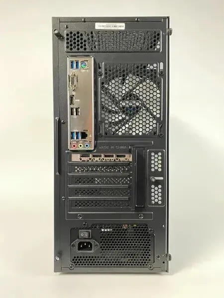 Ігровий ПК PCСooler C3B310 BK / AMD Ryzen 5 5500 (6 (12) ядер по 3.6 - 4.2 GHz) / 16 GB DDR4 / 128 GB SSD + 1000 GB SSHD / AMD Radeon RX 580 2048SP, 8 GB GDDR5, 256-bit / 500 W / Asus Prime A520M-K б/в - зображення 3