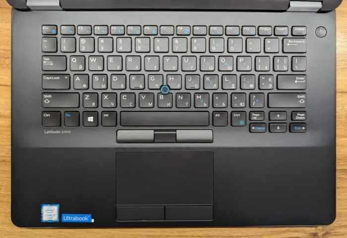 Ультрабук Dell Latitude E7470 / 14" (2560x1440) IPS Touch / Intel Core i7-6600U (2 (4) ядра по 2.6 - 3.4 GHz) / 8 GB DDR4 / 256 GB SSD / Intel HD Graphics 520 / WebCam / HDMI / Windows 10 б/в - зображення 3