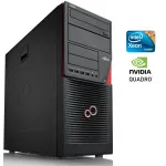 Робоча станція Fujitsu Celsius W550 Tower / Intel Xeon E3-1275 v5 (4 (8) ядра по 3,6 - 4,0 ГГц) / 32 ГБ DDR4 / 512 ГБ SSD / nVidia Quadro P2000, 5 ГБ GDDR5, 160-біт б/в