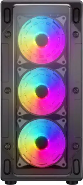 Ігровий ПК Hunter Starlight 2 AB Tower / AMD Ryzen 5 5500 (6 (12) ядер по 3,6 - 4,2 ГГц) / 16 ГБ DDR4 / 480 ГБ SSD / AMD Radeon RX 6600, 8 ГБ GDDR6, 128-біт - зображення 3