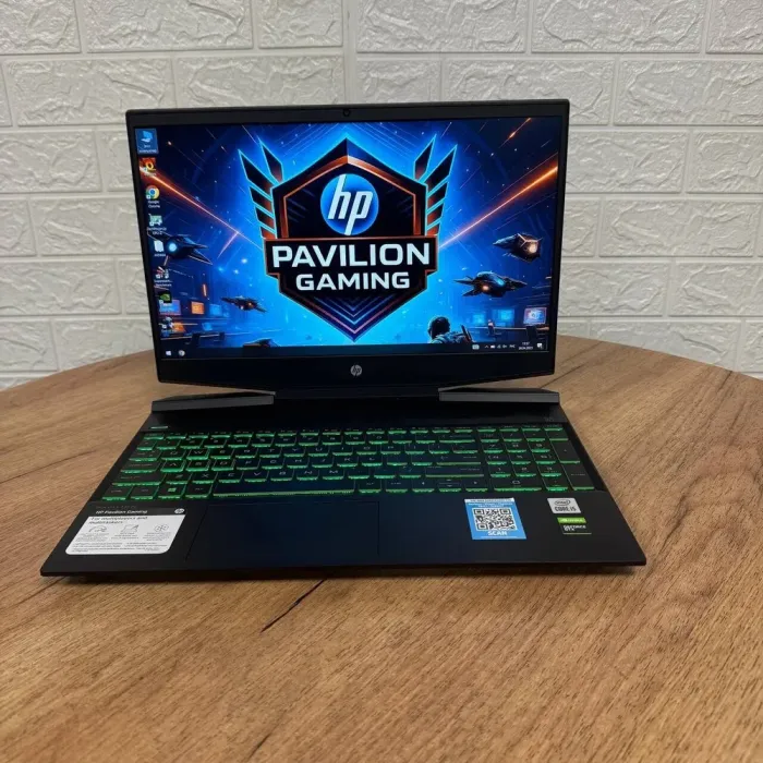 Ігровий ноутбук HP Pavilion Gaming 15-dk1056wm / 15.6" (1920x1080) IPS / Intel Core i5-10300H (4 (8) ядра по 2.5 - 4.5 GHz) / 8 GB DDR4 / 256 GB SSD / nVidia GeForce GTX 1650, 4 GB GDDR5, 128-bit / WebCam б/в - зображення 2
