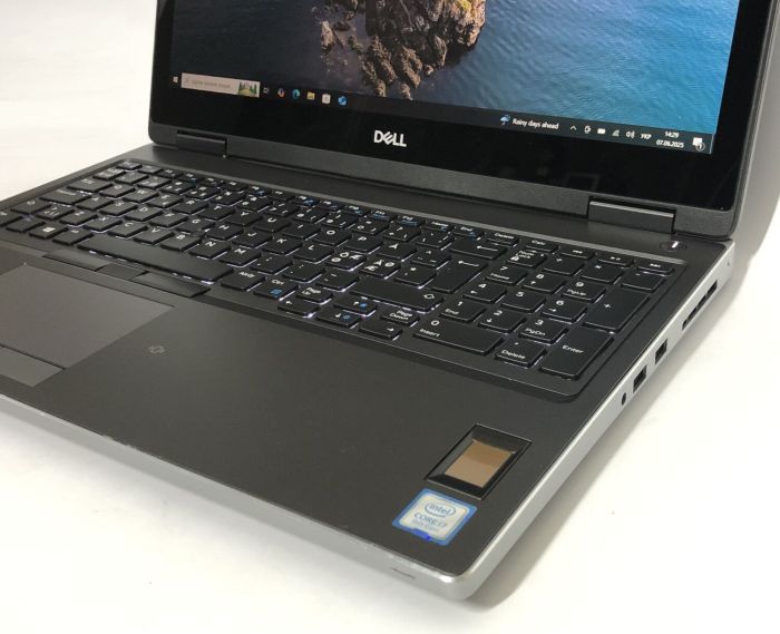Мобільна робоча станція Dell Precision 7540 / 15.6" (1920x1080) IPS Touch / Intel Core i7-9850H (6 (12) ядер по 2.6 - 4.6 GHz) / 32 GB DDR4 / 512 GB SSD NVMe / nVidia Quadro T2000, 4 GB GDDR5, 128-bit / WebCam / Win 10 Pro б/в - зображення 9