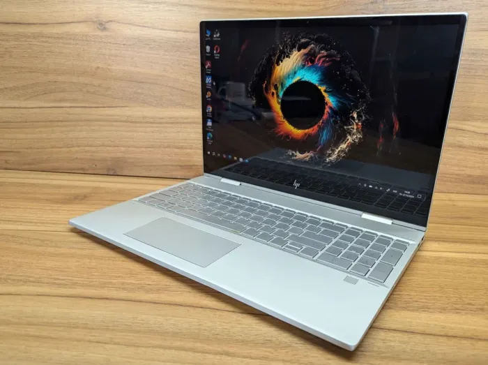 Ноутбук-трансформер Б-клас HP ENVI x360m 15m-dr0011dx / 15.6" (1920x1080) IPS Touch / Intel Core i5-8265U (4 (8) ядра по 1.6 - 3.9 GHz) / 16 GB DDR4 / 480 GB SSD / Intel UHD Graphics 620 / WebCam / TouchID / Windows 10 б/в - зображення 6