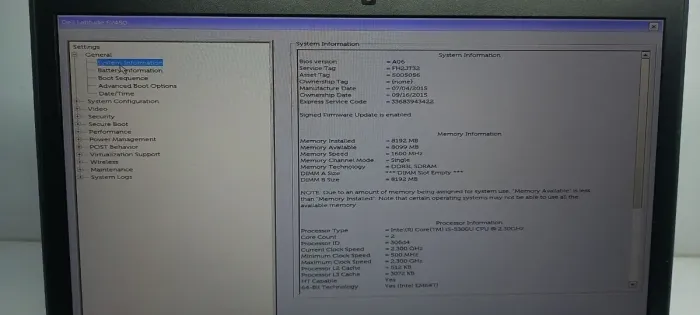 Ультрабук Dell Latitude E7450 / 14" (1920x1080) IPS / Intel Core i5-5300U (2 (4) ядра по 2.3 - 2.9 GHz) / 8 GB DDR3 / 240 GB SSD / Intel HD Graphics 5500 / WebCam б/в - зображення 9