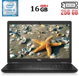 Ноутбук Dell Precision 3520 / 15.6" IPS Touch / Intel Core i5-7440HQ (4 ядра по 2.8-3.8GHz) / 16GB DDR4 / 256GB SSD M.2 / Intel HD Graphics 630 / WebCam / HDMI б/в