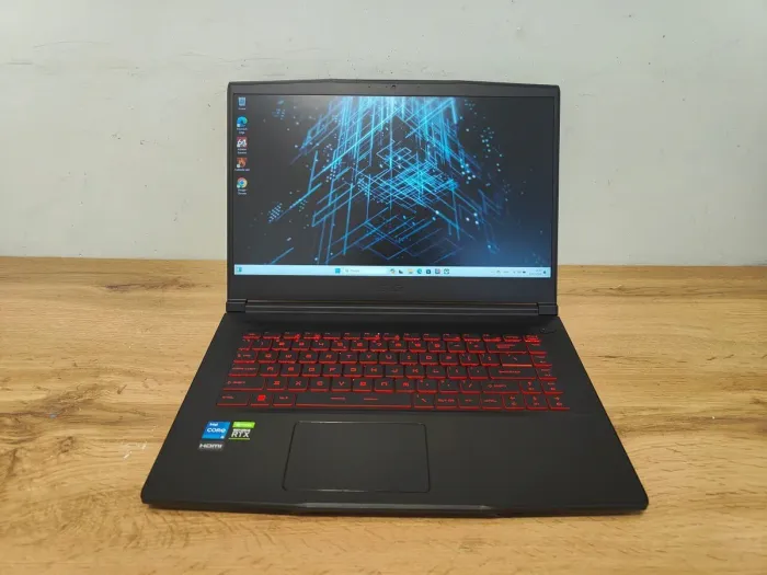 Ігровий ноутбук MSI GF63 Thin 11UC / 15.6" (1920x1080) IPS / Intel Core i5-11400H (6 (12) ядер по 2.7 - 4.5 GHz) / 16 GB DDR4 / 512 GB SSD / nVidia GeForce RTX 3050, 4 GB GDDR6, 128-bit / WebCam / Windows 11 б/в - зображення 2