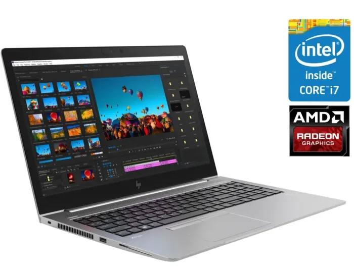 Мобільна робоча станція HP Zbook 15u G6 / 15.6" (1920x1080) IPS / Intel Core i7-8665U (4 (8) ядра по 1.9 - 4.8 GHz) / 16 GB DDR4 / 512 GB SSD / AMD Radeon Pro WX 3200, 4 GB GDDR5, 128-bit / WebCam / Win 11 Pro б/в - зображення 1
