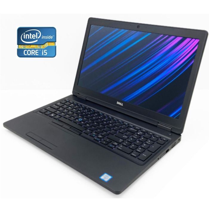 Ноутбук Dell Latitude 5580 / 15.6" (1920x1080) IPS / Intel Core i5-6300U (2 (4) ядра по 2.4 - 3.0 GHz) / 16 GB DDR4 / 128 GB SSD / Intel HD Graphics 520 / WebCam / Win 10 б/в - зображення 1