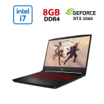 Ігровий ноутбук MSI Katana Katana 11UE-845NEU / 15,6" (1920x1080) IPS / Intel Core i7-11800H (8 (16) ядер по 2,3 - 4,6 ГГц) / 8 ГБ DDR4 / 240 ГБ SSD / nVidia GeForce RTX 3060, 6 ГБ GDDR6, 192-біт / Веб-камера б/в