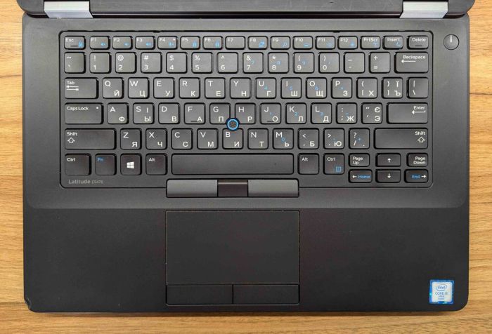 Ноутбук Б-клас Dell Latitude E5470 / 14" (1366x768) TN / Intel Core i5-6300U (2 (4) ядра по 2.4 - 3.0 GHz) / 8 GB DDR4 / 256 GB SSD / Intel HD Graphics 520 / WebCam / HDMI / Windows 10 б/в - зображення 5